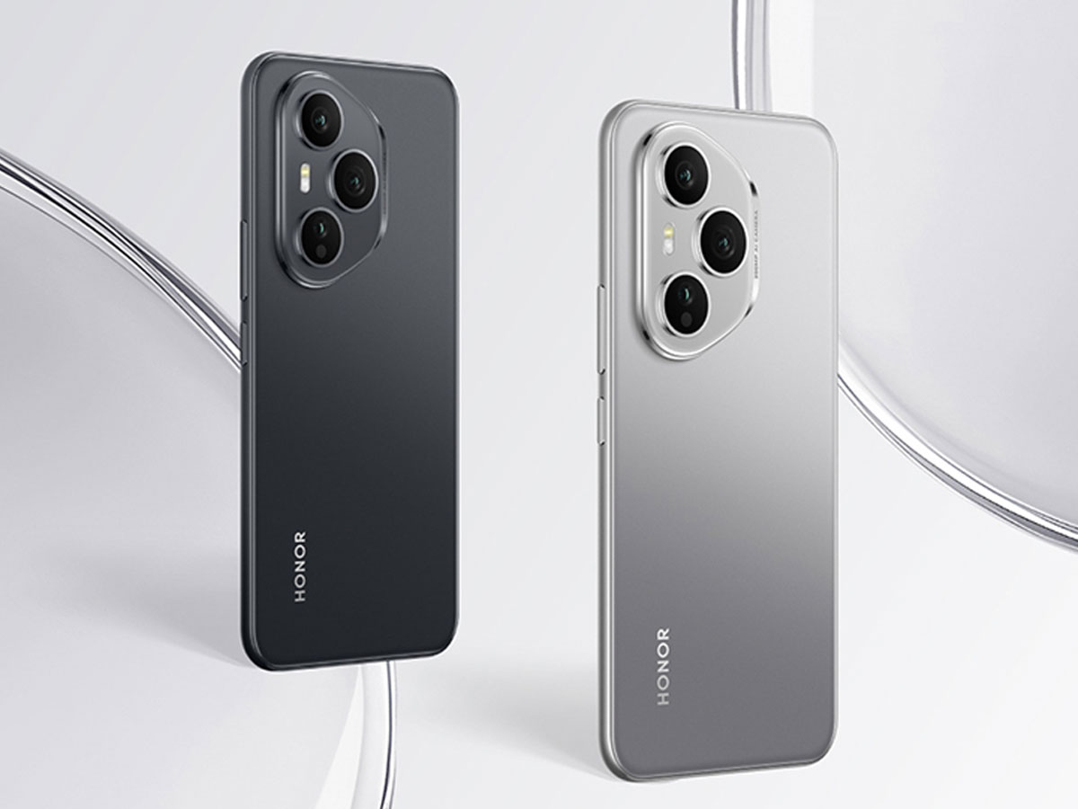Smartfon Honor 400 Pro 5G in Schwarz und Grau