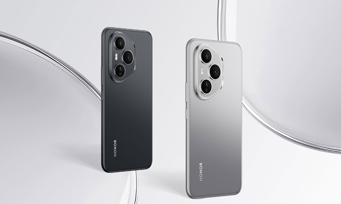 Smartfon Honor 400 Pro 5G in Schwarz und Grau
