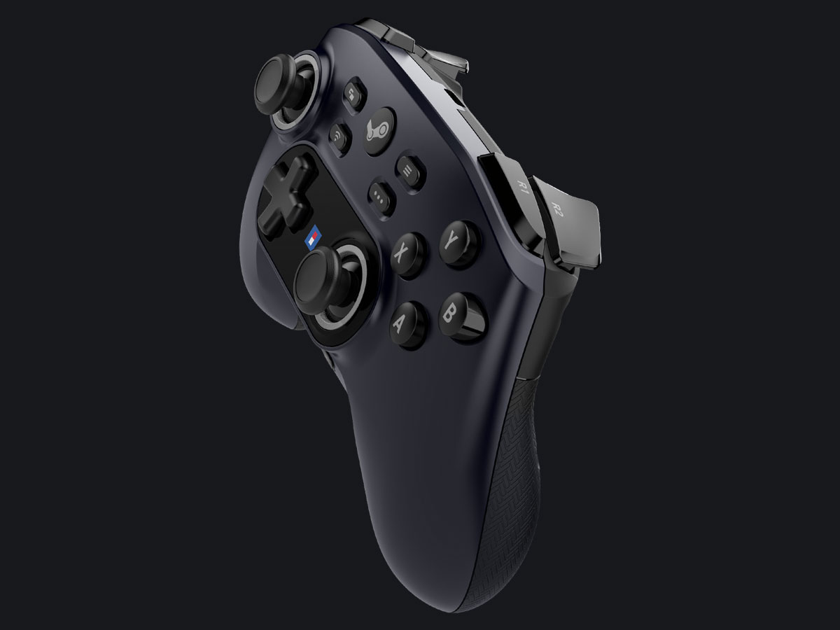 Kabelloser Controller HORI Wireless HORIPAD für Steam - Gesamtansicht, Grafik mit Hintergrund