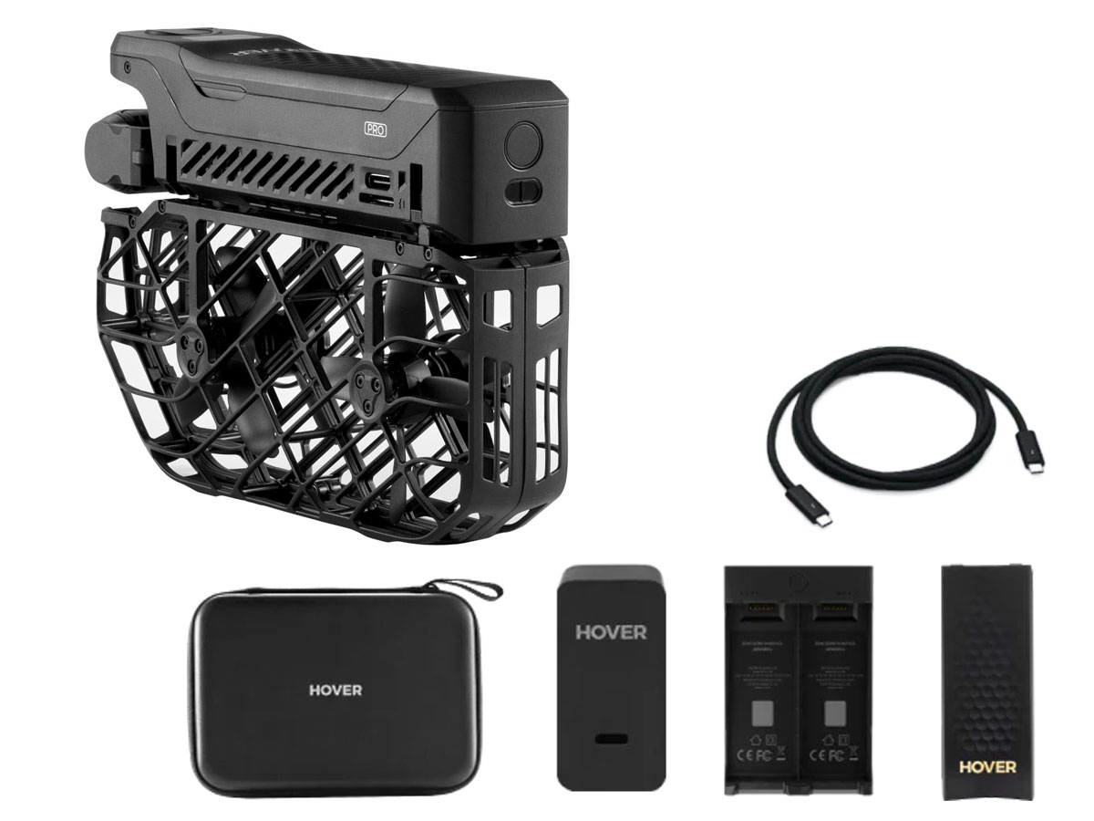 Inhalt des HOVERAir X1 PRO Combo-Sets