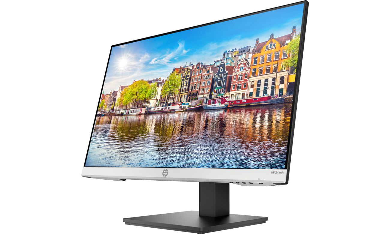 HP 24mh Ansicht von vorne schräg