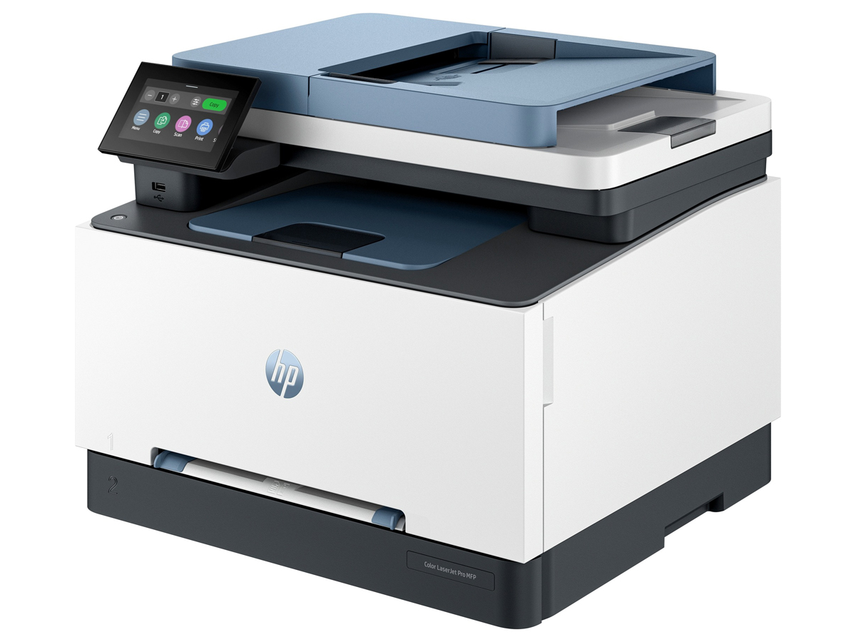 HP Color LaserJet Pro MFP 3302sdw widok z boku pod kątem