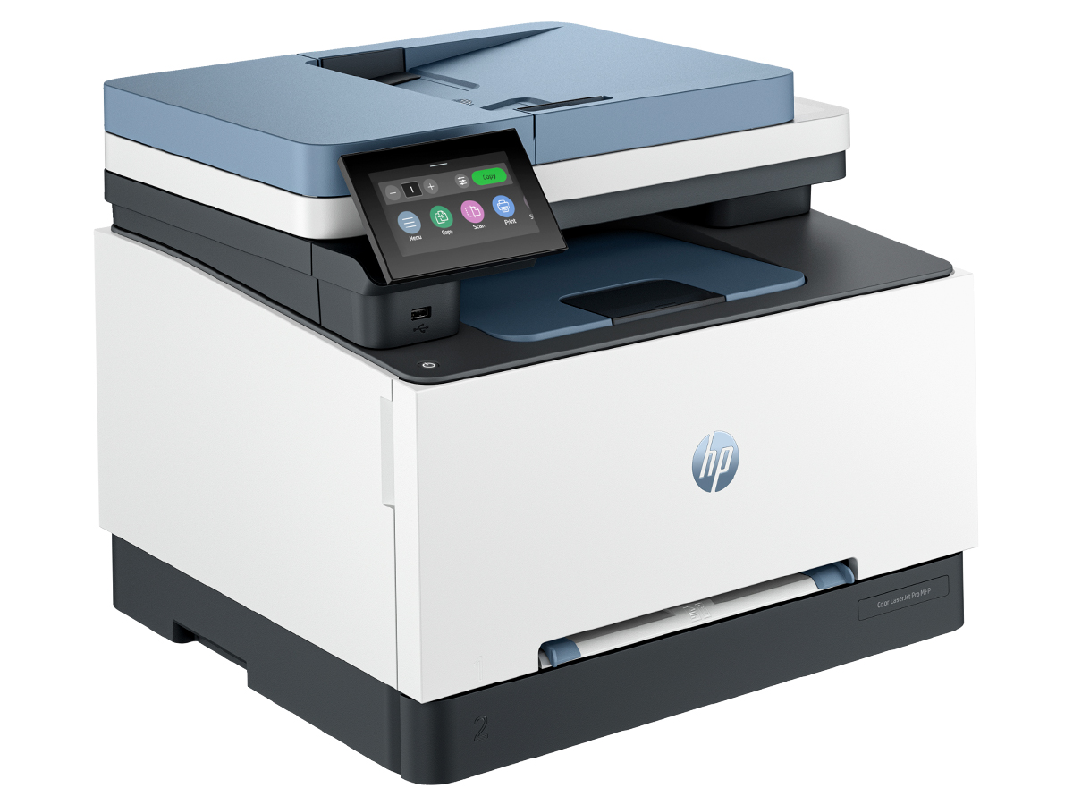 HP Color LaserJet Pro MFP 3302sdw widok z boku pod kątem