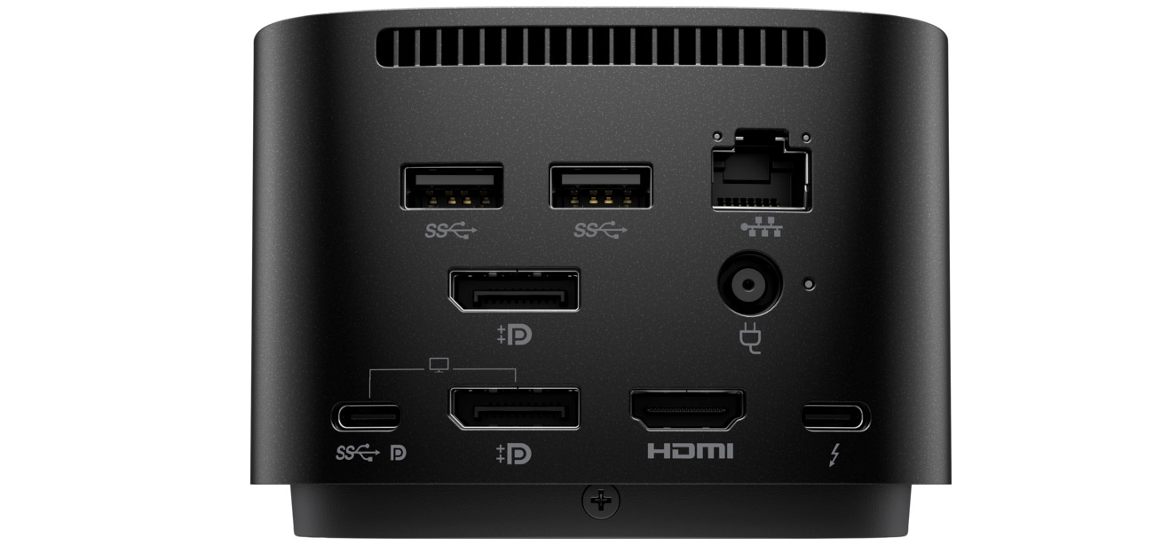 HP Thunderbolt 120W G4 Dockingstation Anschlüsse