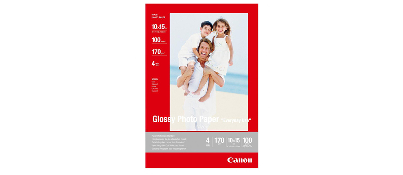 Canon Fotopapier GP-501 10x15, 170g 100 Stück Glossy Photo Paper