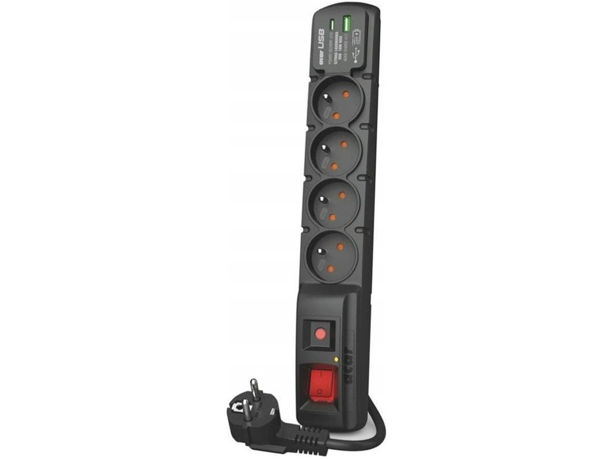 HSK DATA ACAR F4 schwarz 3M USB A+C