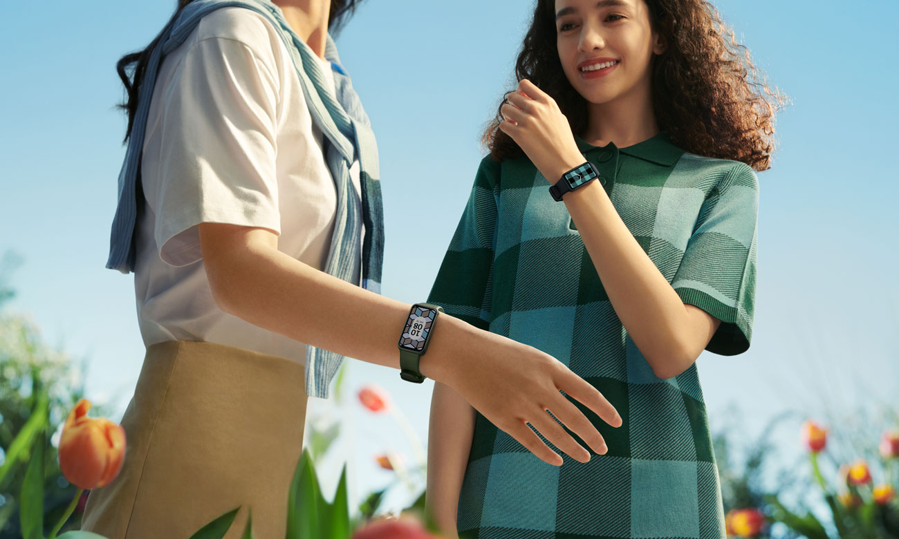 Huawei Band 8 czarny tarcza zegara