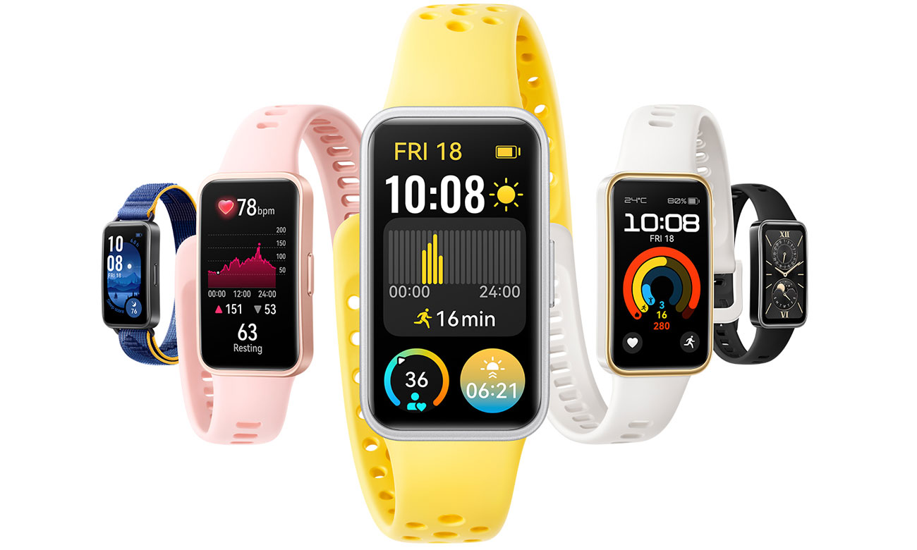 Smartband Huawei Band 9 schwarz und andere Farben