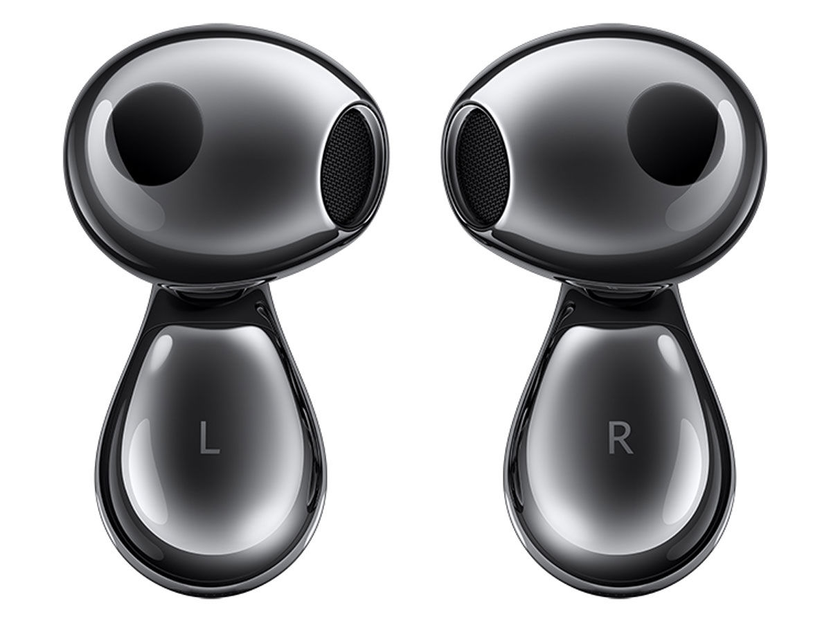 Huawei FreeBuds 6 Schwarz - Ansicht von links und rechts