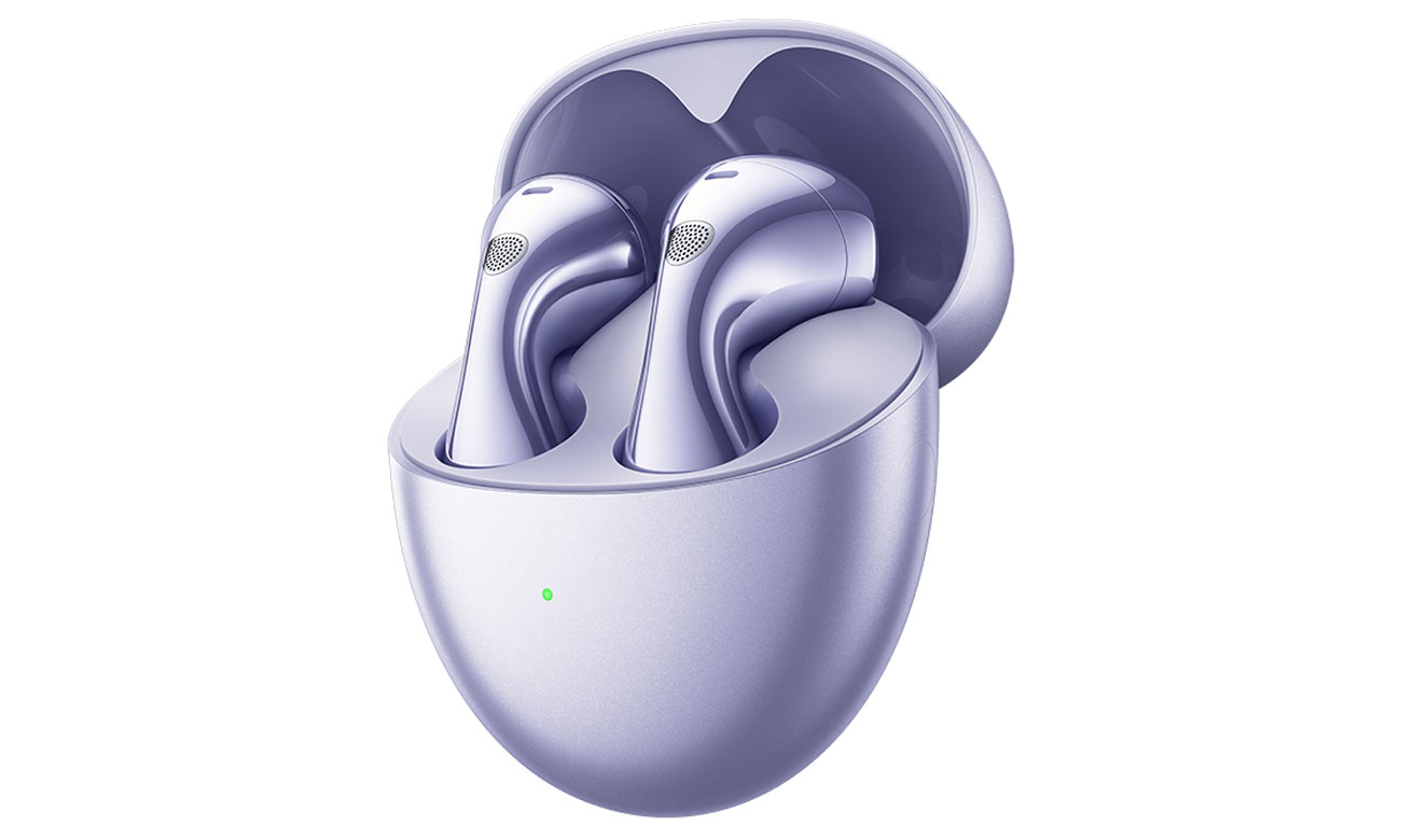 Huawei FreeBuds 6 Lila - Frontansicht mit Etui