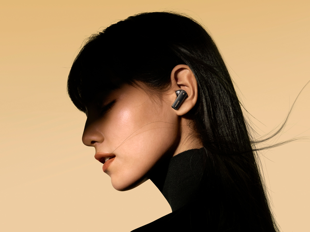 Drahtlose Huawei Freebuds Pro 4 Schwarz - Lifestyle-Grafik