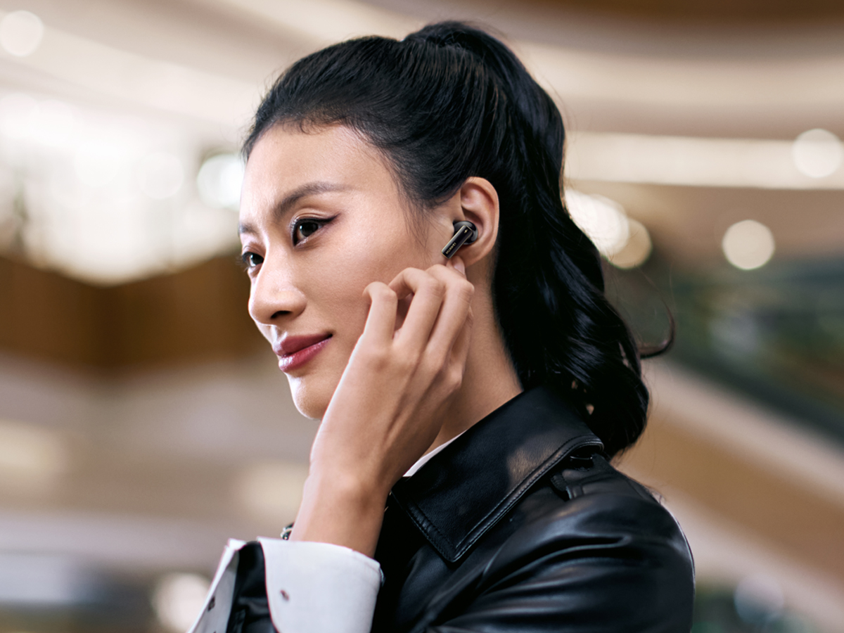 Drahtlose Huawei Freebuds Pro 4 Schwarz - Lifestyle-Grafik