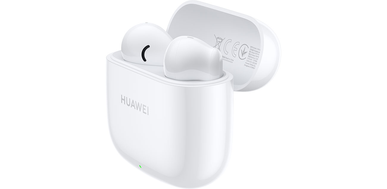 Weiße Huawei Freebuds SE 2 Ladeetui