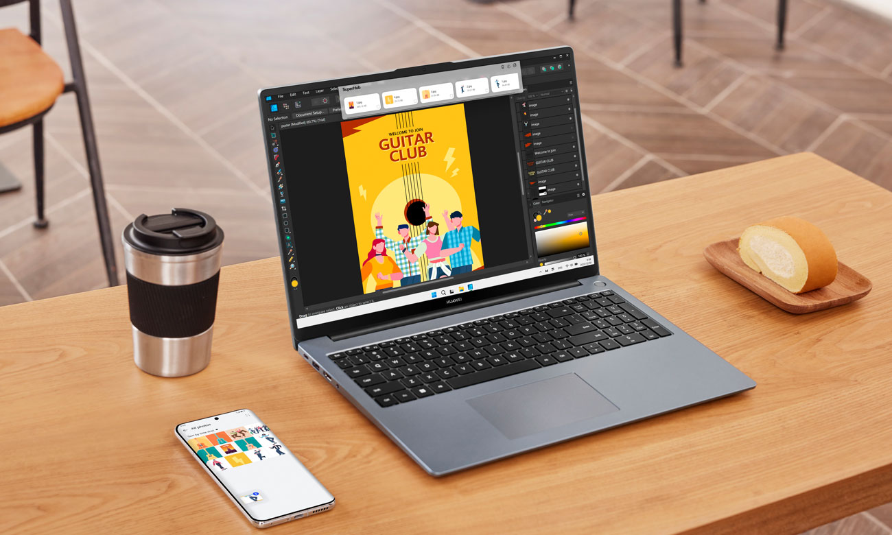 Huawei MateBook D 16 2024 laptop uniwersalny