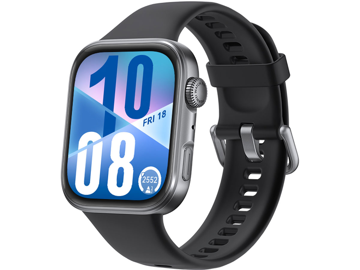 Huawei Watch Fit 4 schwarz Präsentation von der rechten Seite