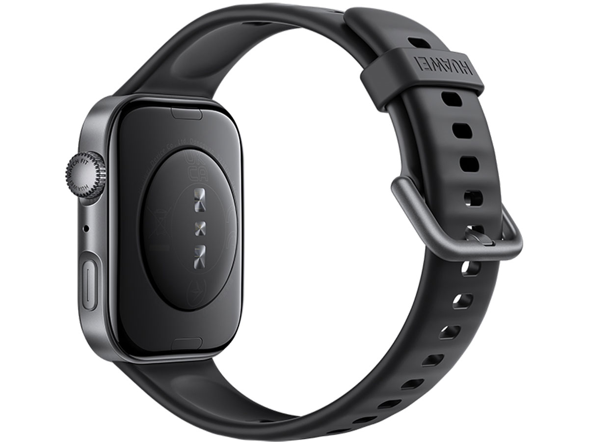 Huawei Watch Fit 4 schwarz Rückansicht der Uhr