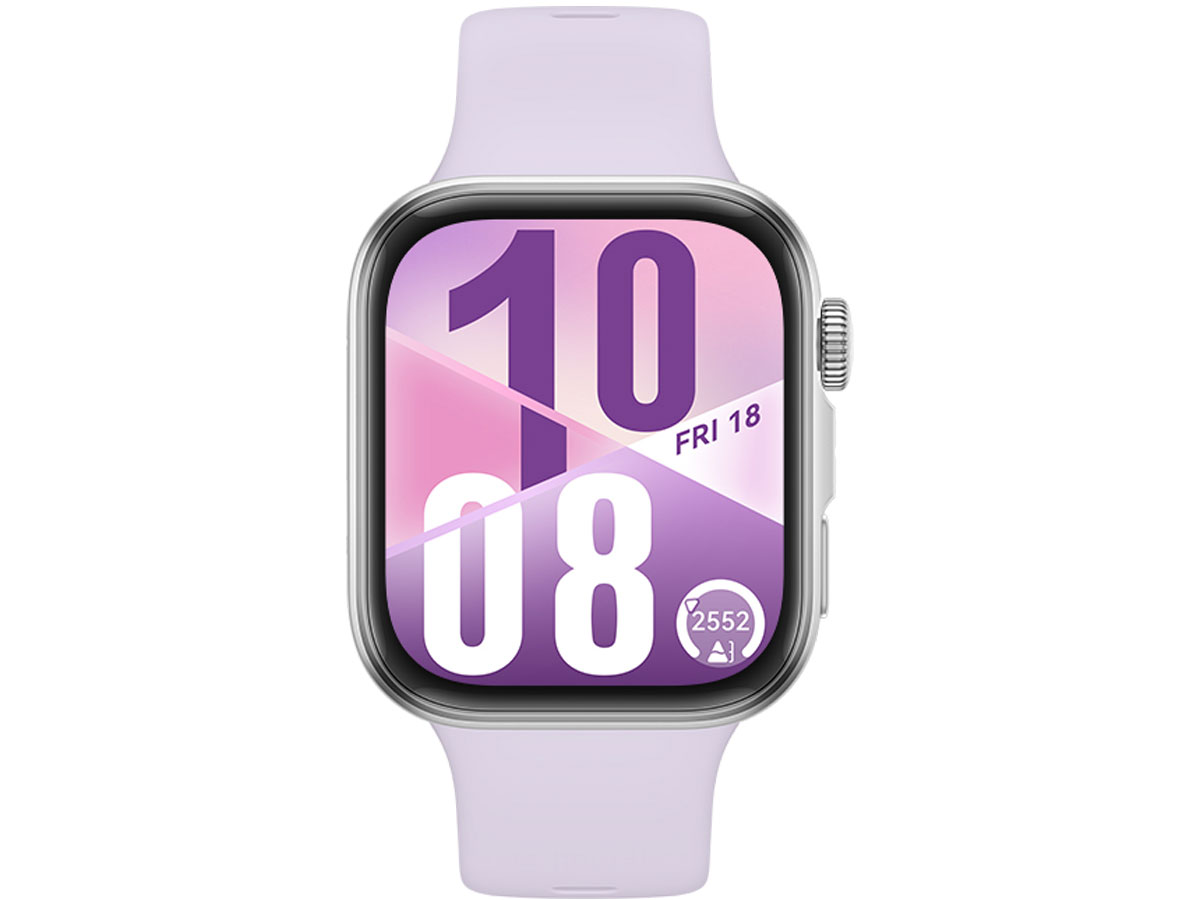 Huawei Watch Fit 4 lila Präsentation von vorne