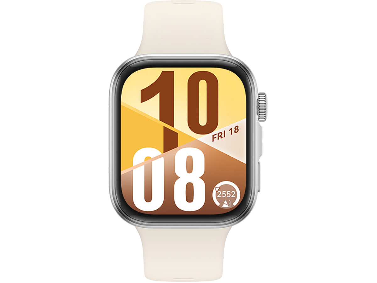 Huawei Watch Fit 4 weiß Präsentation von vorne