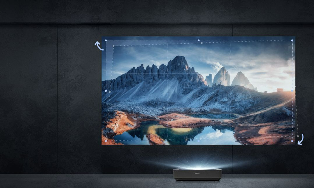 Hisense PL1H Laser automatische Korrektur