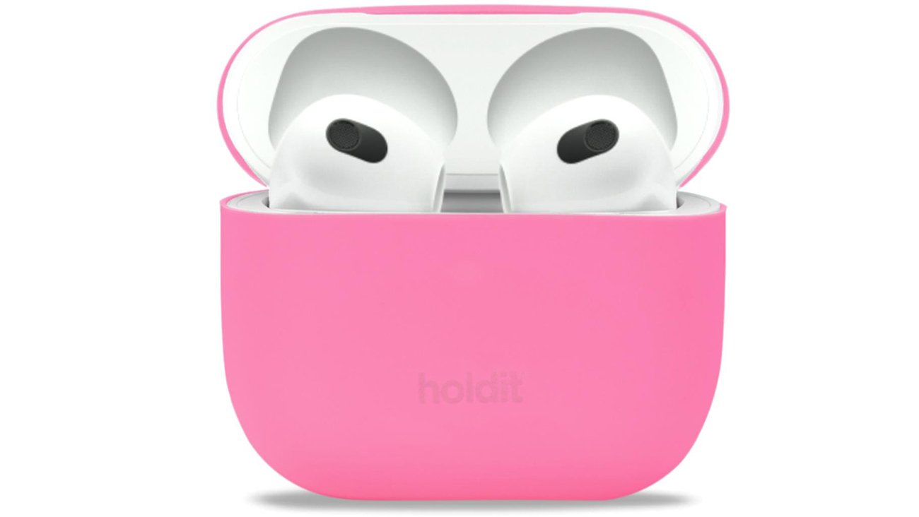 Etui Holdit Silicone Case AirPods 3 Bright Pink