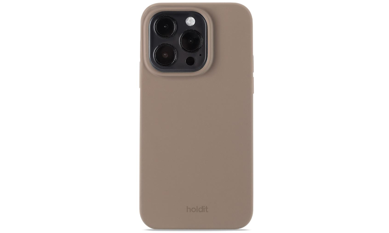 Etui Holdit Silicone Case iPhone 15 Pro Mocha Brown