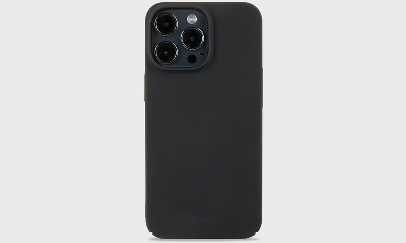 Holdit Slim Case für iPhone 13 Pro Schwarz