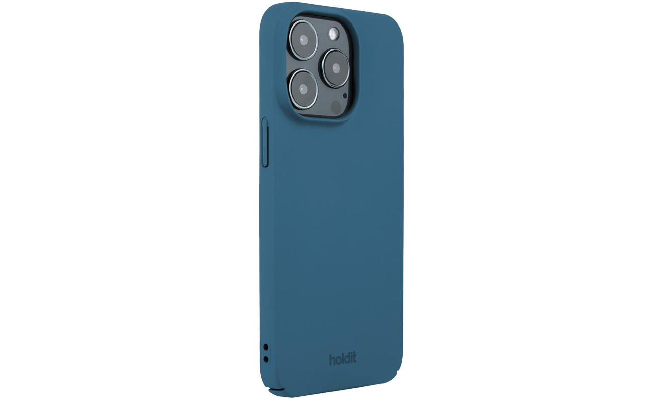Holdit Slim Case iPhone 15 Pro Denim Blue