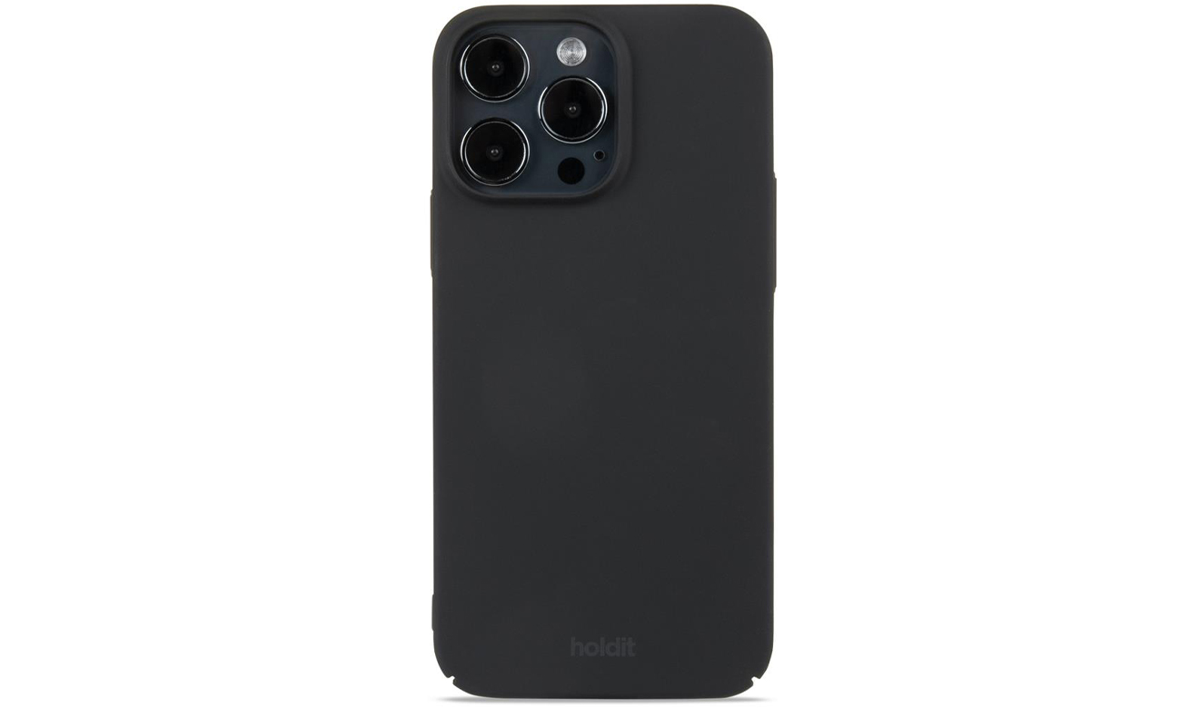 Holdit Slim Case für iPhone 15 Pro Max Schwarz