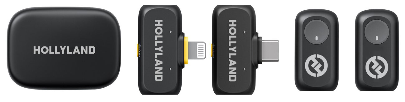 Zubehörset Hollyland Lark A1 Combo Space Gray - Inhalt