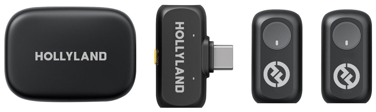 Zubehörset für Mikrofone Hollyland Lark A1 Duo USB-C - Inhalt