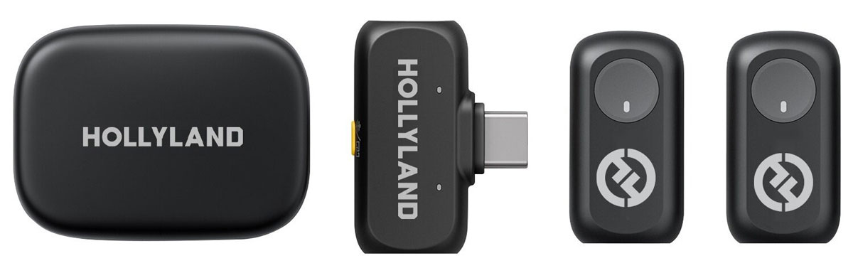 Zubehörset für Mikrofone Hollyland Lark A1 Duo USB-C - Inhalt