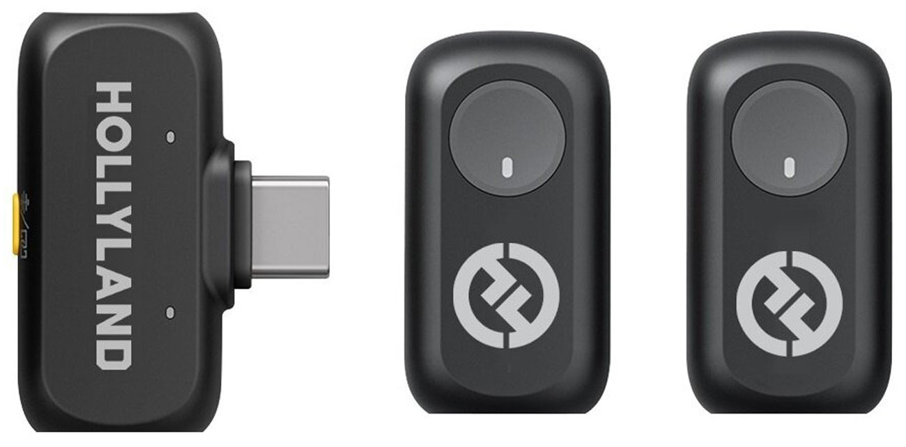 Zubehörset Hollyland Lark A1 Mini Duo USB-C - Inhalt