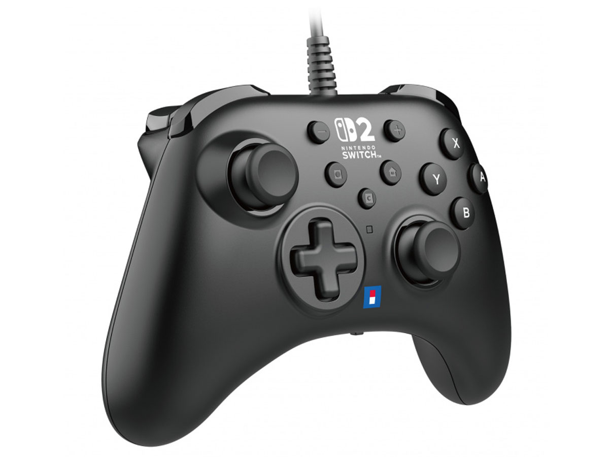 Hori Horipad Controller für Nintendo Switch 2 – Vorderansicht schräg