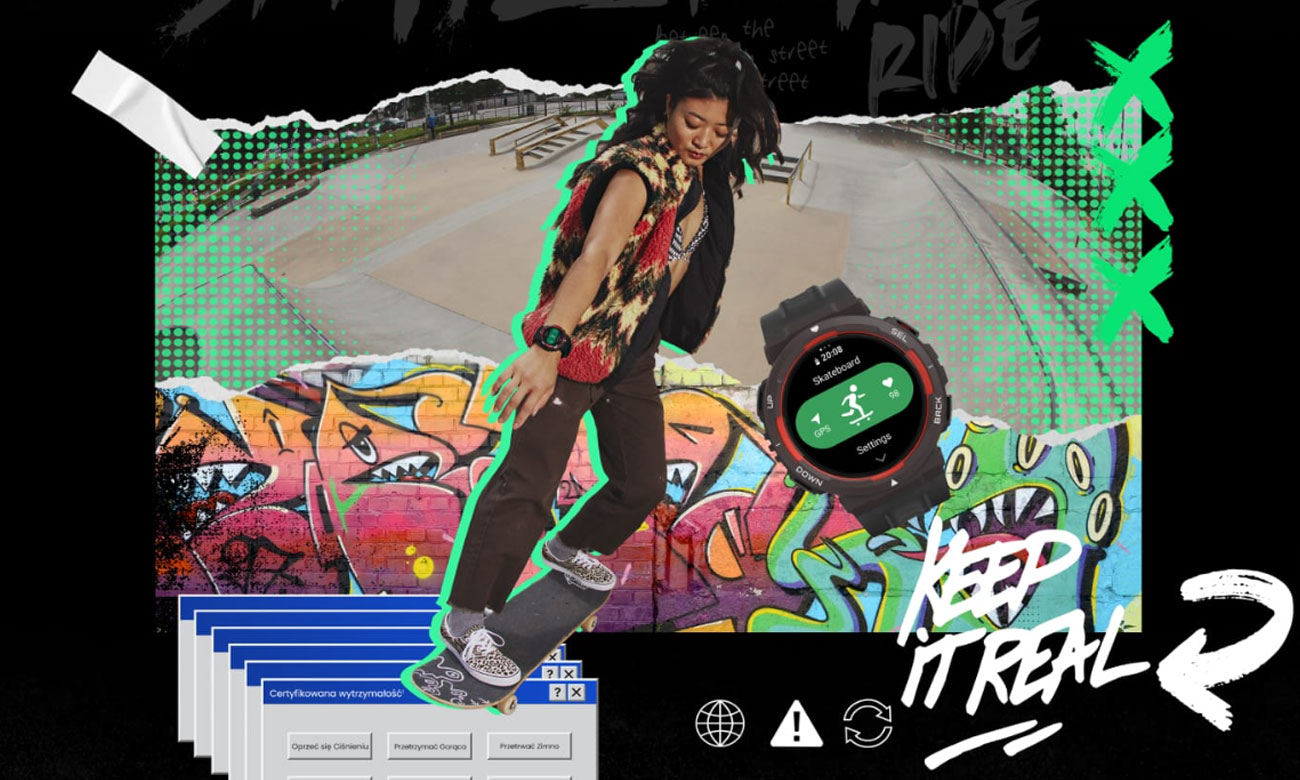 Smartwatch Huami Amazfit Active Edge Mint Green