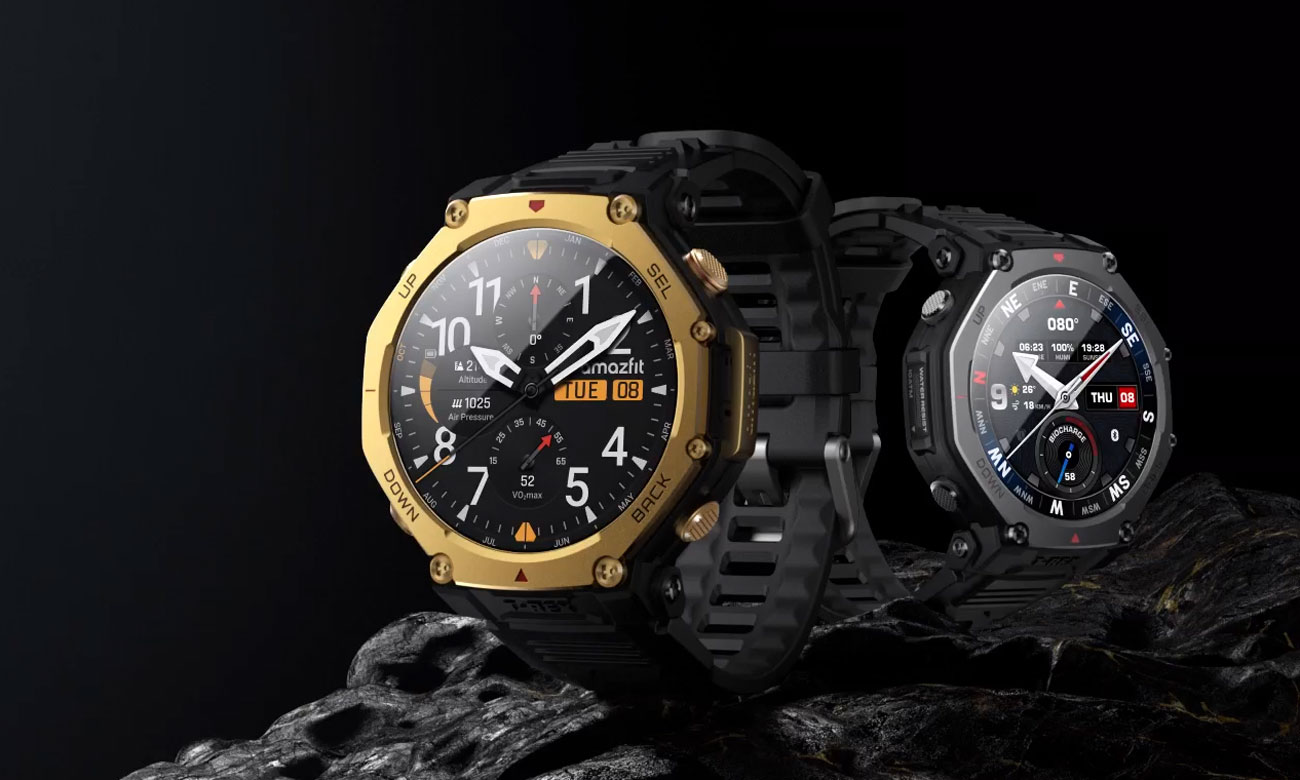 Amazfit T-Rex 3 Pro Bildschirm und Gehäuse