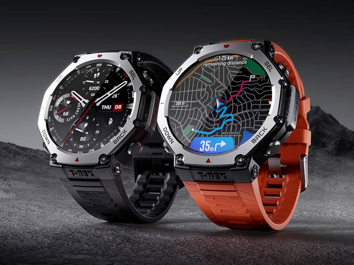 Smartwatch Huami Amazfit T-Rex 3 - Darstellung - beide Farben