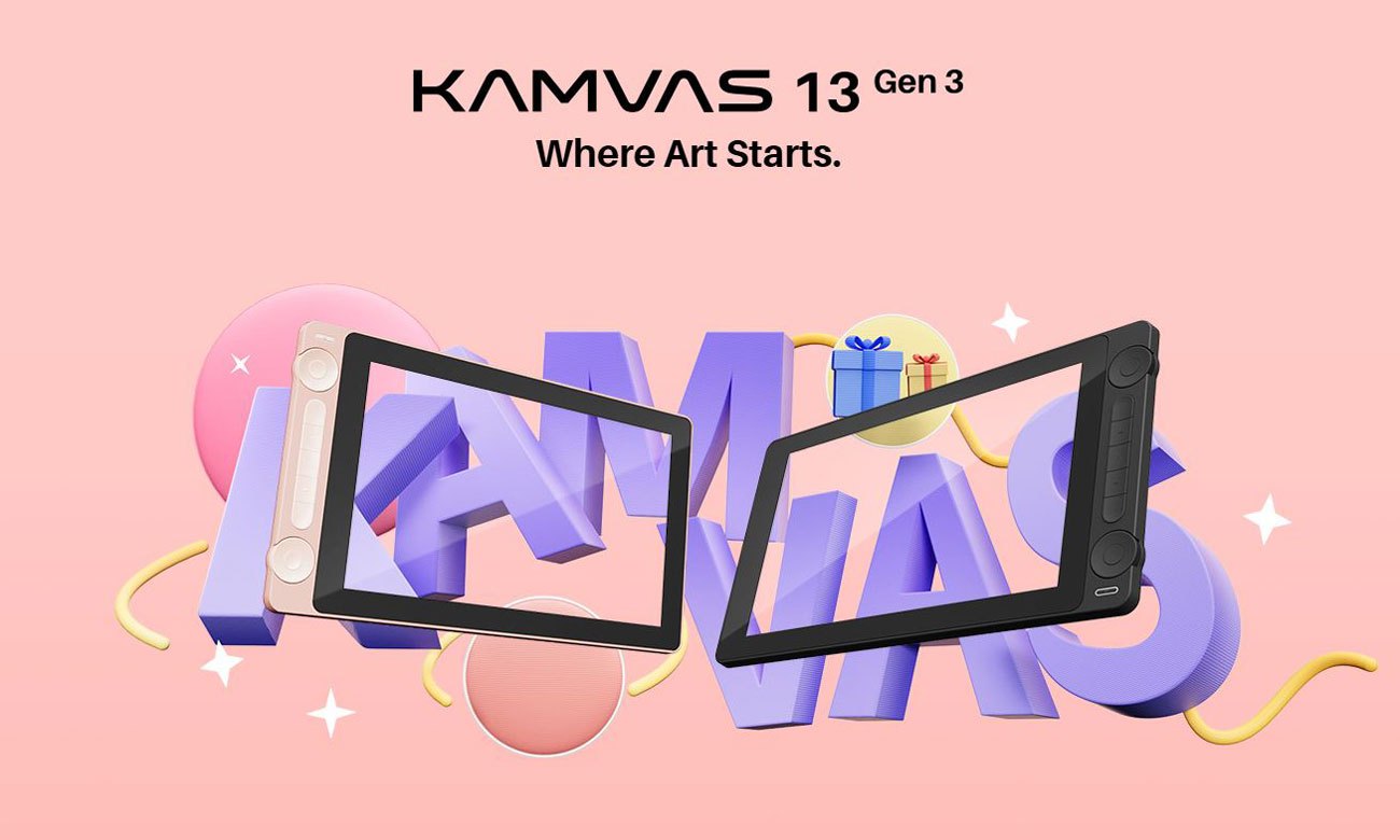 Huion Kamvas 13 (Gen 3) wygląd