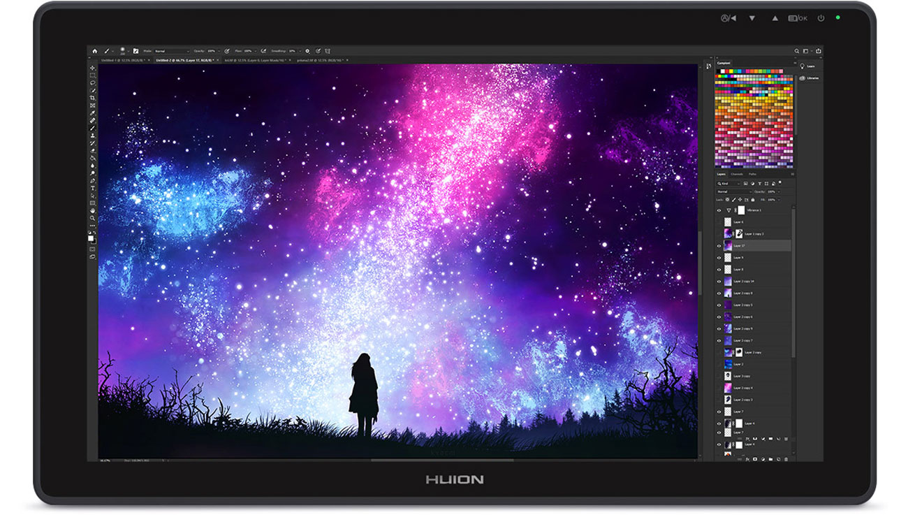 Lebendige Farben, scharfes und klares Bild