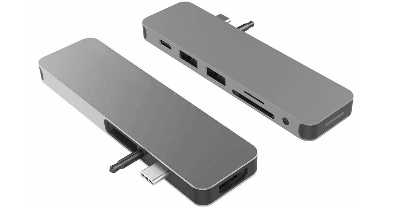 Stacja dokująca Hyper SOLO 7-in-1 Laptop Hub gray