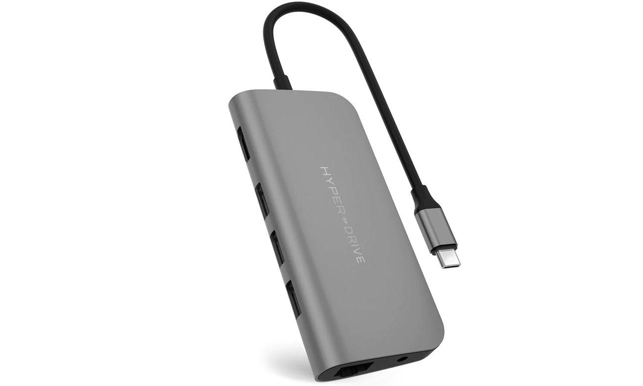 Hyper HyperDrive POWER 9-in-1 USB-C Hub grau