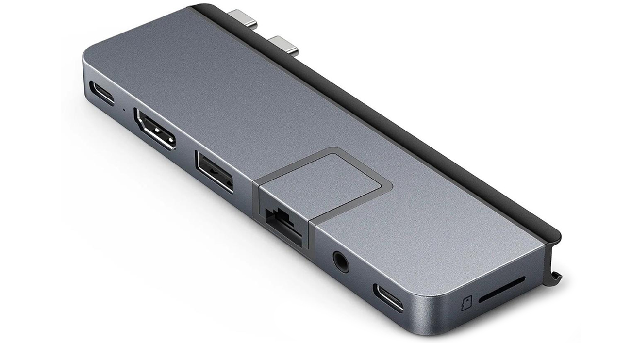 Stacja dokującaa Hyper DUO PRO 7-in-2 USB-C Hub gray
