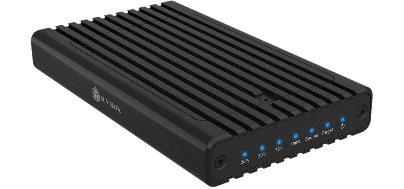 ICY BOX Gehäuse für M.2 NVMe SSD (mit Klonen)