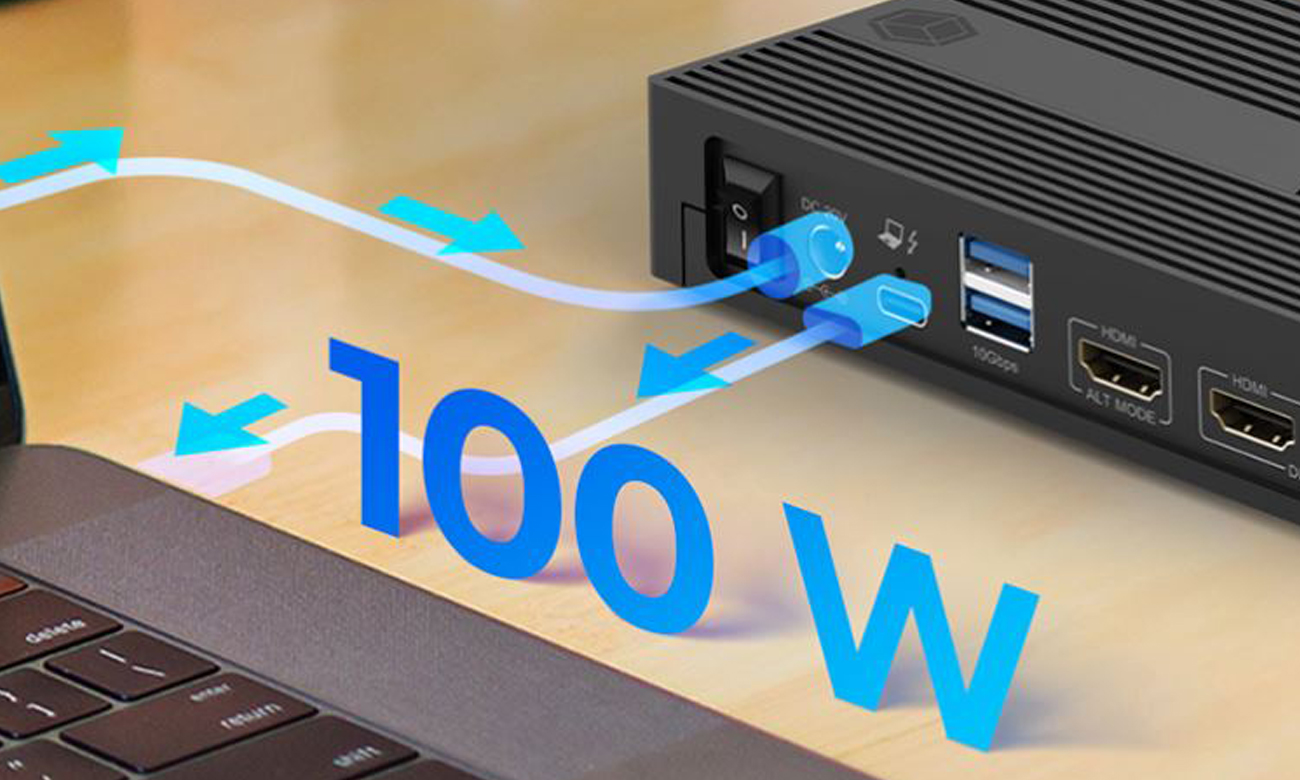 ICY BOX Hybrid DockingStation Stromversorgung