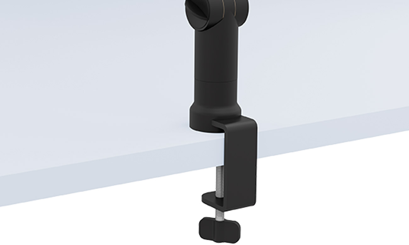 Verstellbarer Tischständer für Mikrofon ICY BOX IB-MAG103B-T - 360-Grad-Drehbarkeit