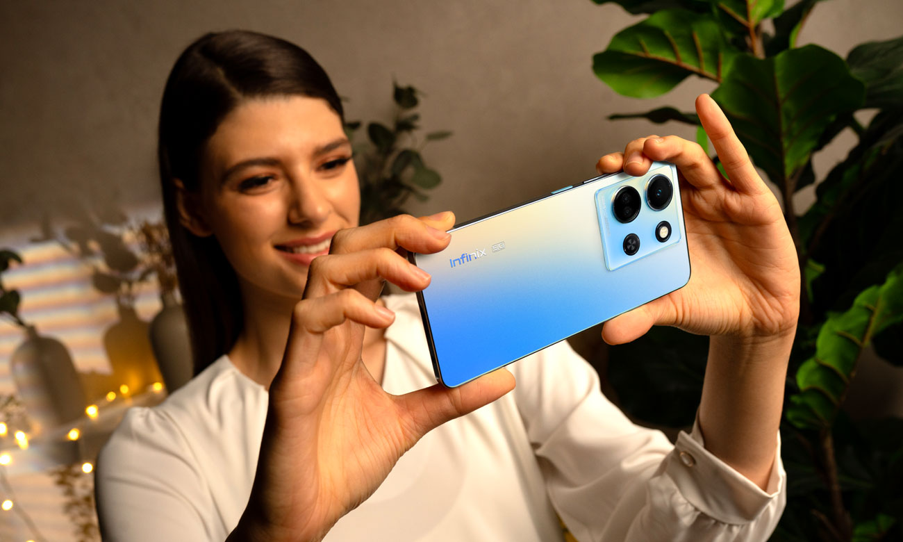 Smartfon Infinix Note 30 5G niebieski