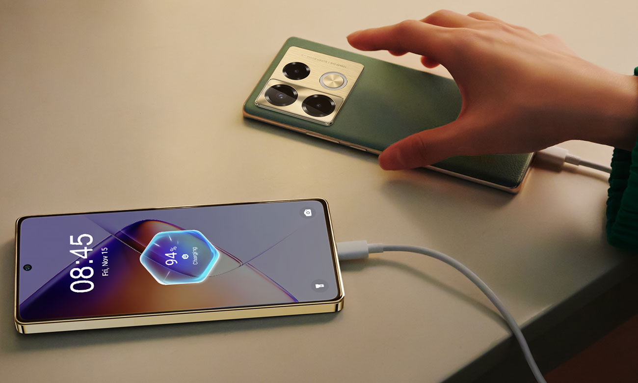 Infinix Note 40 Pro ładowanie 70 W