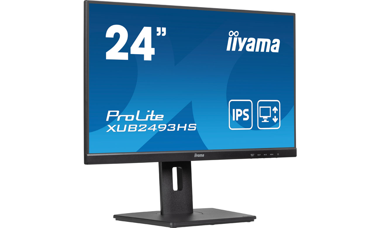 iiyama Prolite XUB2493HS-B6 Ansicht von vorne im Winkel