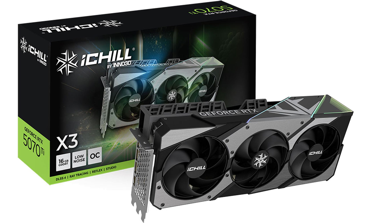 Karte graficzna INNO3D GeForce RTX 5070 Ti iChill X3 16GB