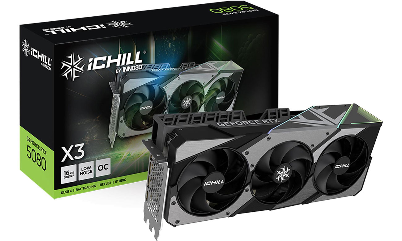 INNO3D GeForce RTX 5080 iChill X3 V2 16GB GDDR7 DLSS4