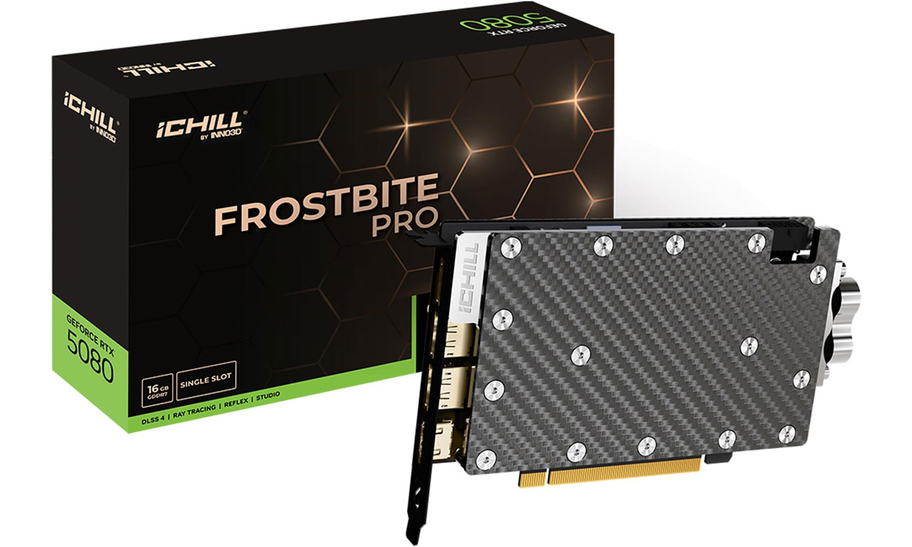 Grafikkarte INNO3D GeForce RTX 5080 iChill Frostbite Pro 16GB GDDR7 DLSS4